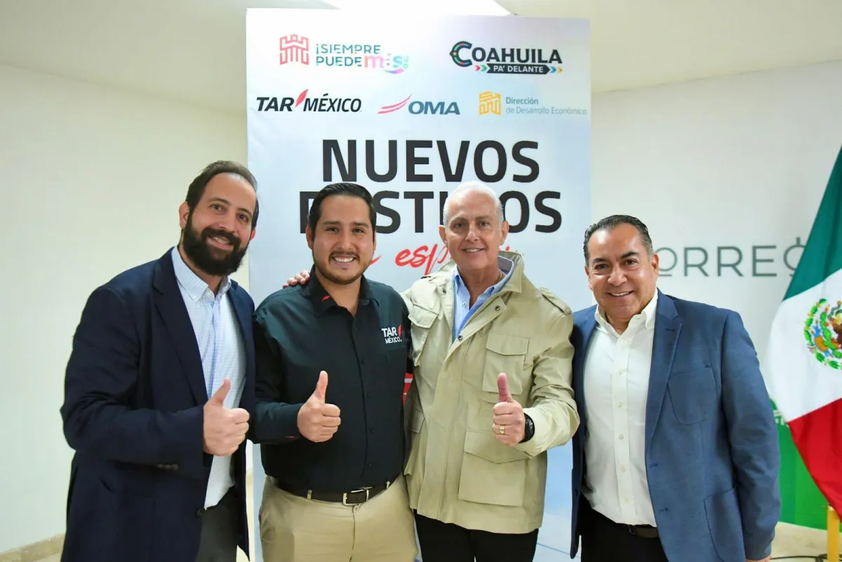Torreón amplía su conectividad aérea con nuevas rutas a Mazatlán, Chihuahua y Monterrey