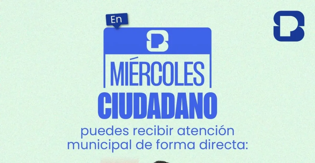 Invitan a vecinos de San Pedro al Miércoles Ciudadano con atención y servicios gratuitos