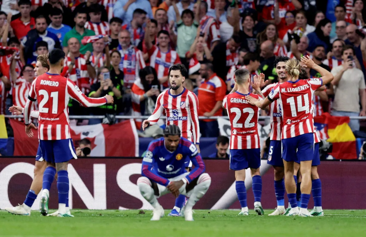 Atlético de Madrid da golpe de autoridad ante Manchester United en Champions League