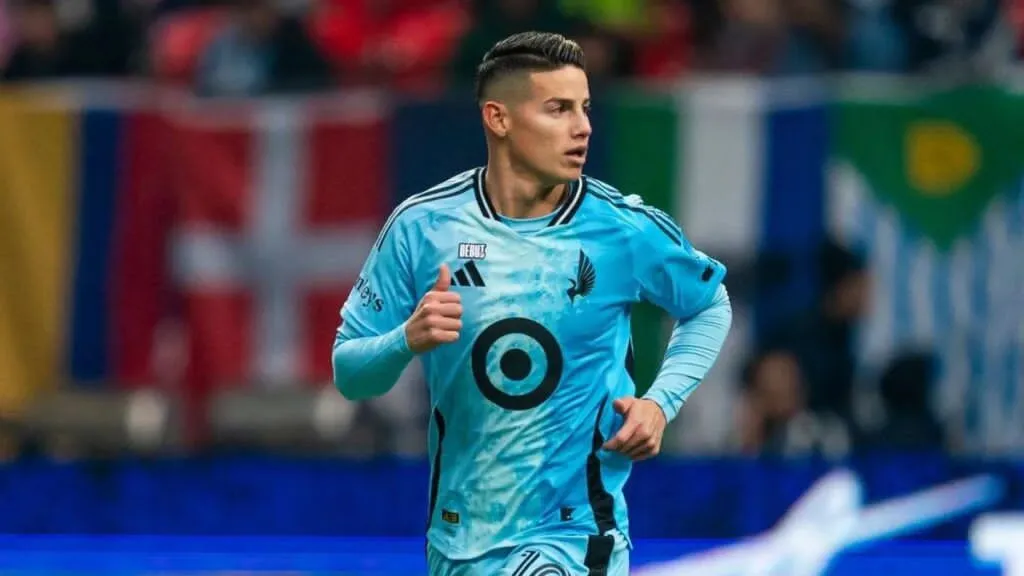 James Rodríguez vuelve a entrenar con Minnesota United tras hospitalización por deshidratación severa