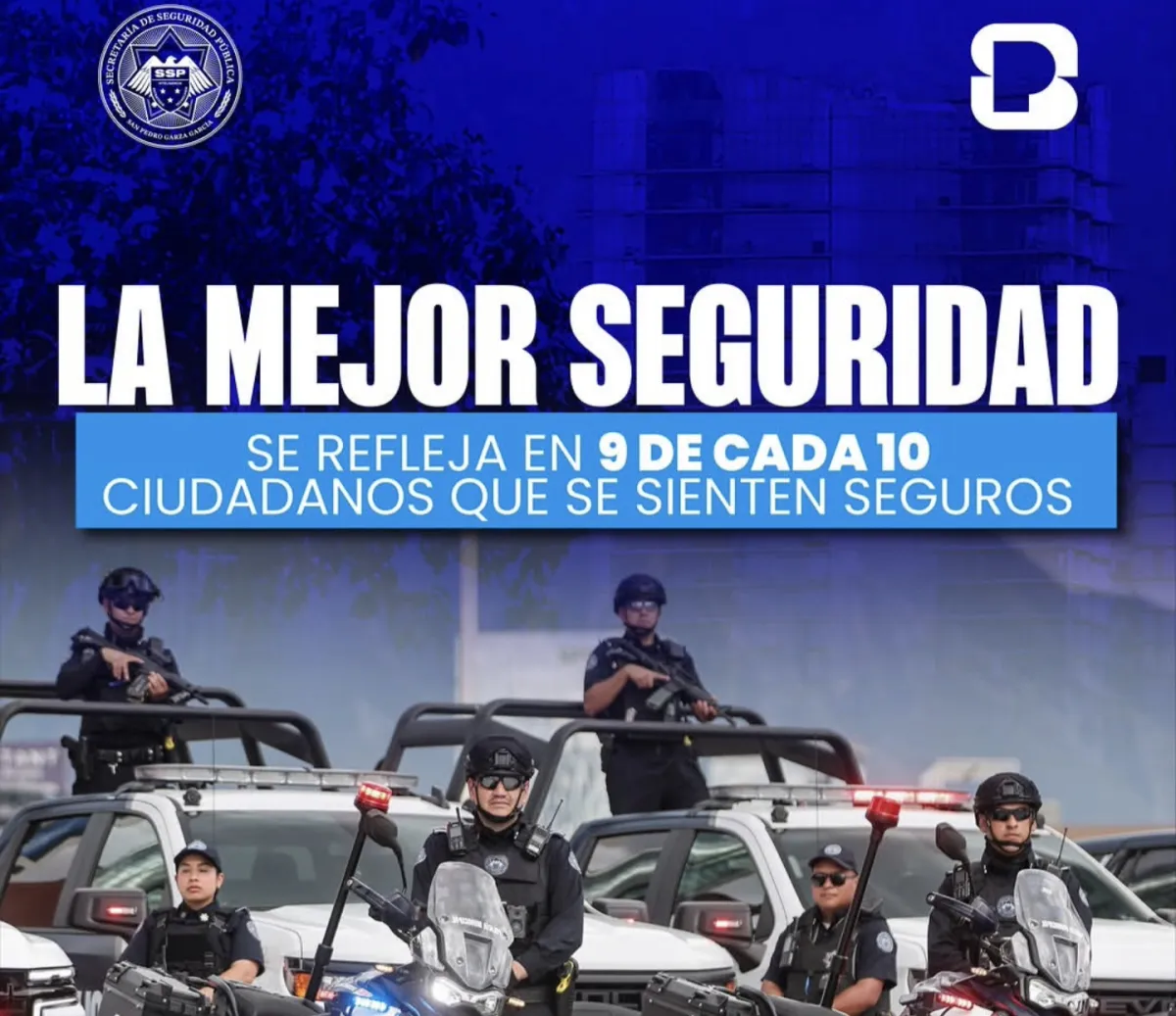 San Pedro destaca confianza ciudadana en su Policía y liderazgo nacional en seguridad