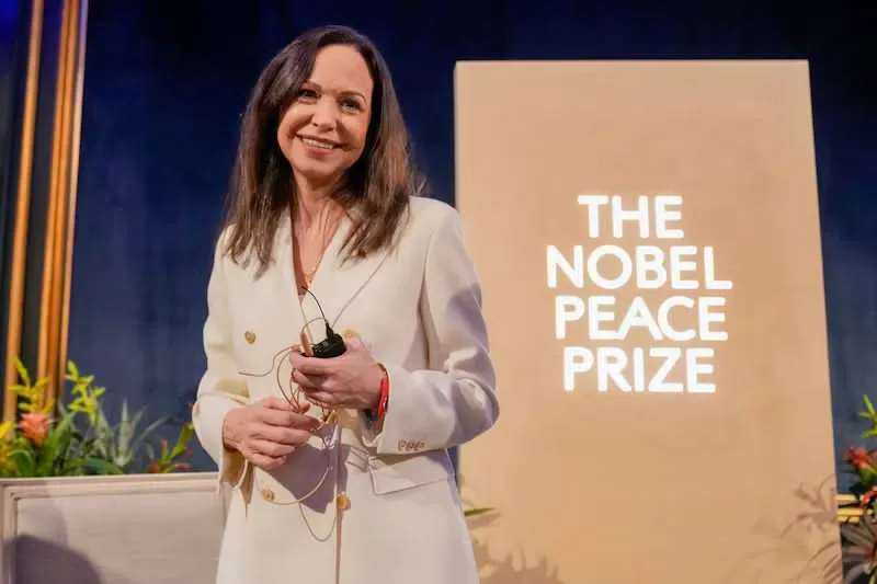 El Nobel no se hereda ni se comparte: Instituto Nobel responde a declaración de María Corina Machado