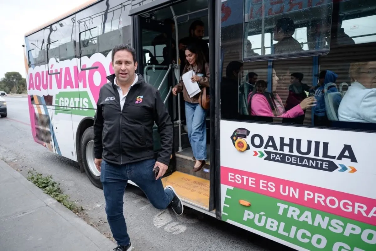 Programa “Aquí Vamos Gratis” supera el medio millón de pasajes en su primer mes de operación en Saltillo