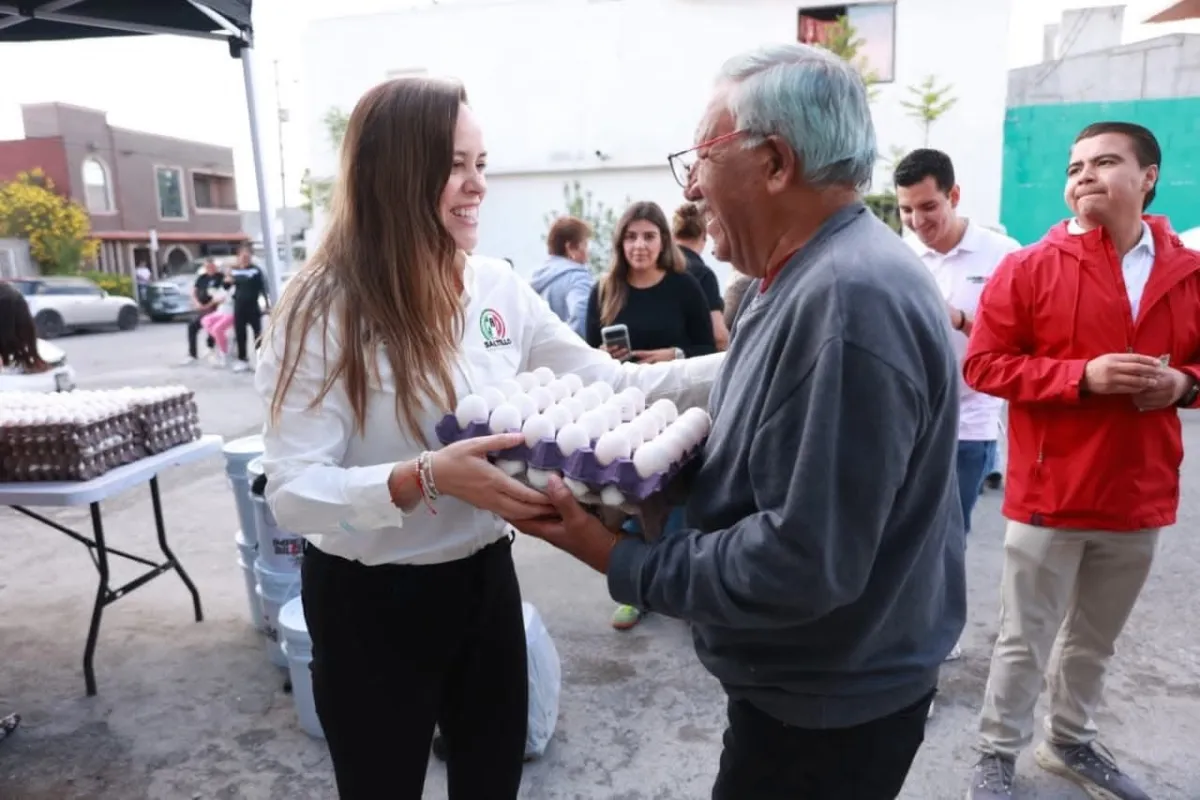PRI Saltillo lleva productos a bajo costo a familias de la colonia Zaragoza