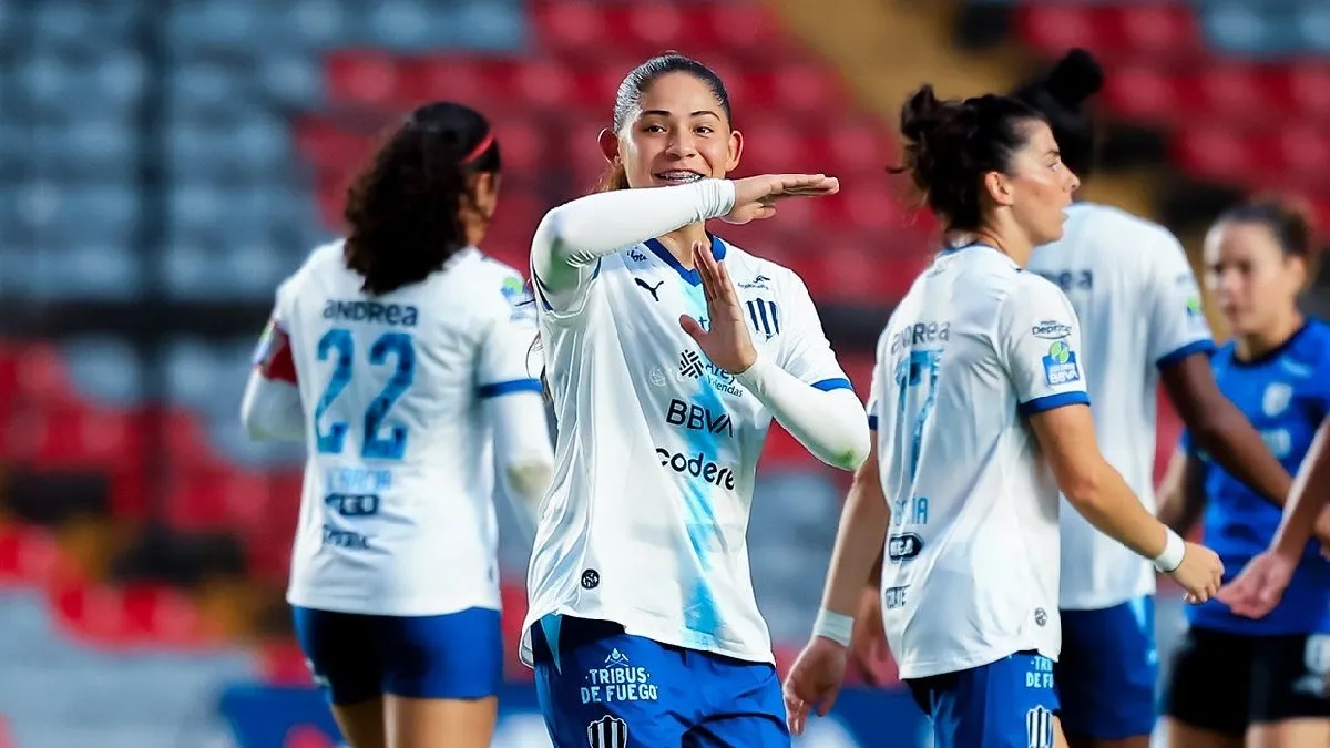 Rayadas vuelve a la senda de la victoria al golear a Querétaro Femenil