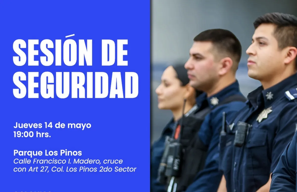 Invitan a vecinos a participar en sesión de diálogo sobre seguridad en San Pedro