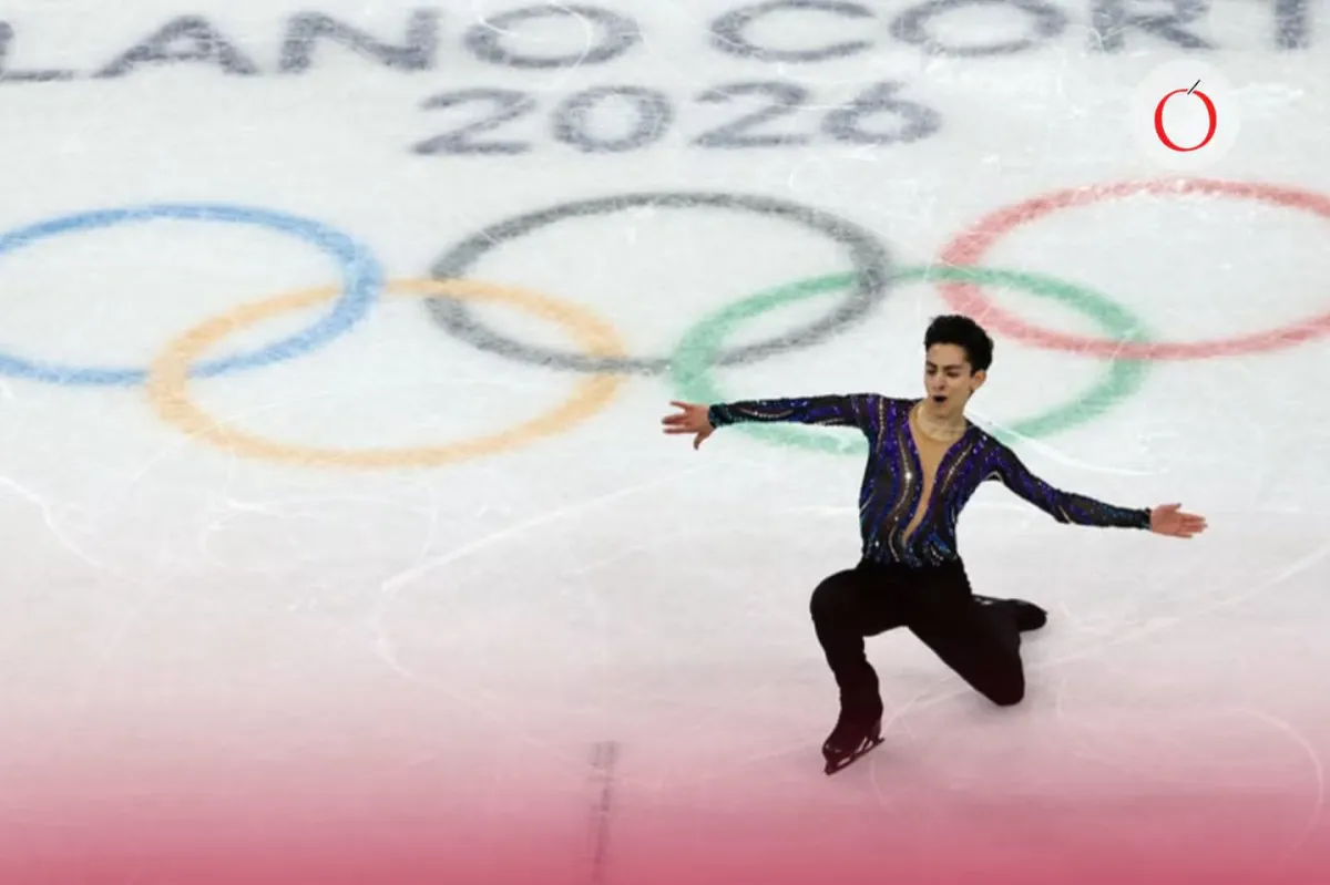 Donovan Carrillo deslumbra sobre el hielo y dedica su actuación a México