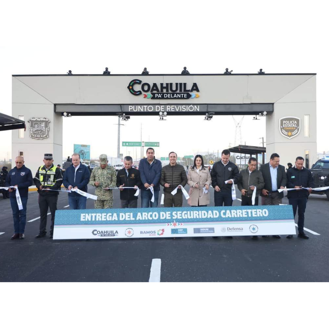 Coahuila refuerza su seguridad con nuevo arco carretero
