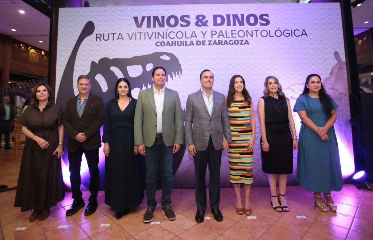 Relanzan Ruta Vinos & Dinos: Viñedos y dinosaurios pondrán a Coahuila en la mira turística