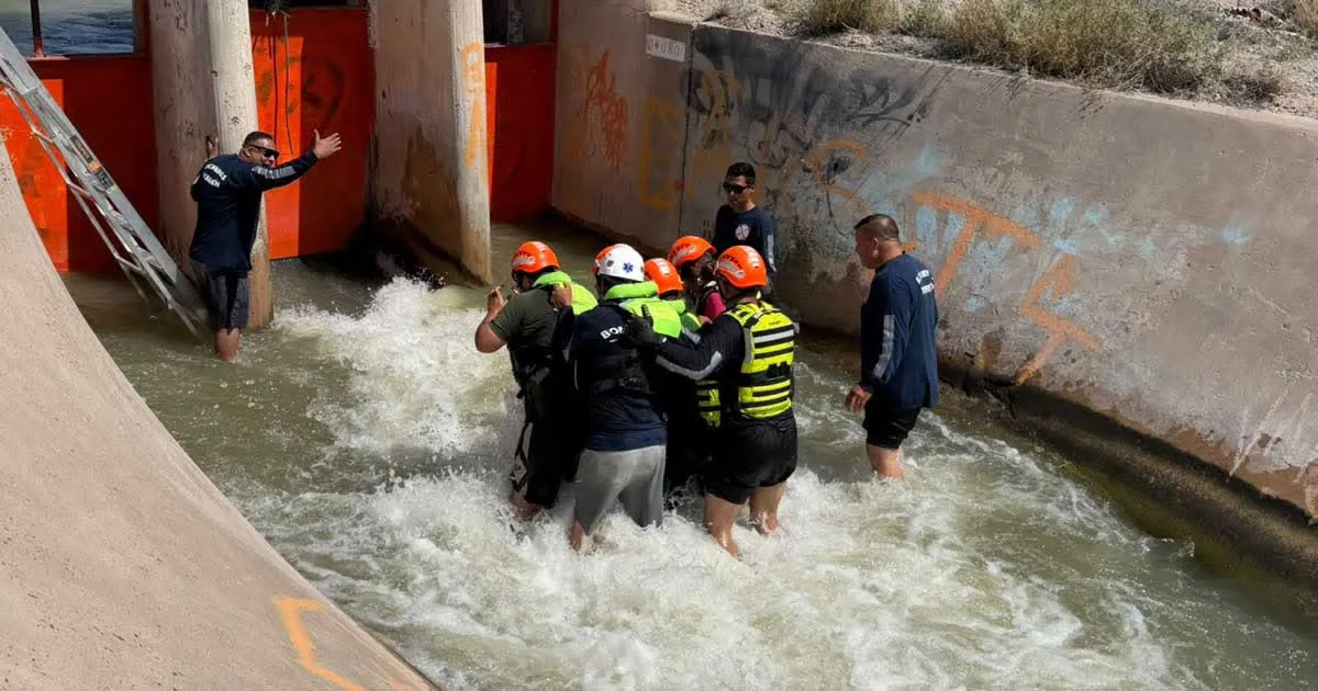Fortalecen capacitación de Bomberos de Torreón para rescates en aguas rápidas