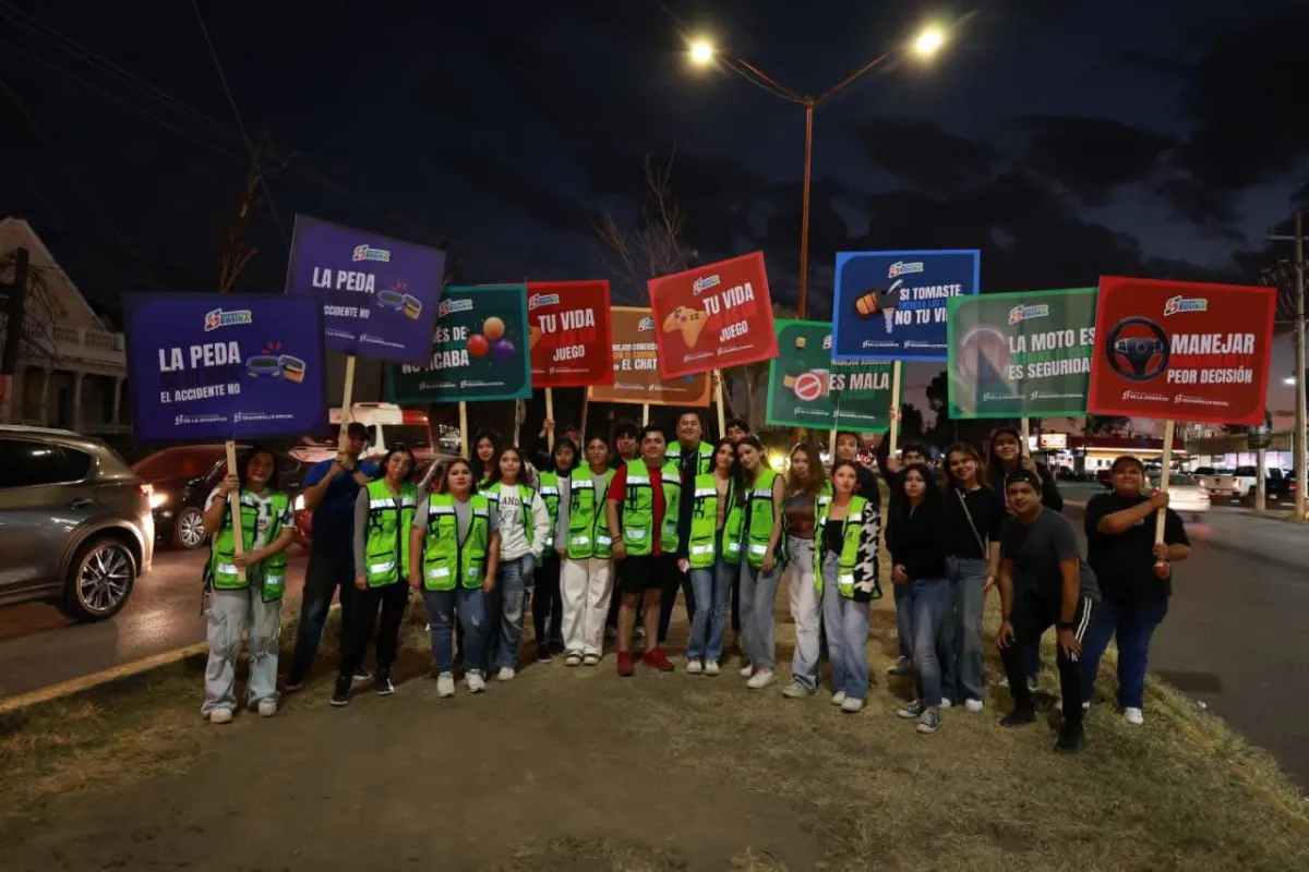 Jóvenes de Saltillo promueven la cultura vial para prevenir accidentes automovilísticos