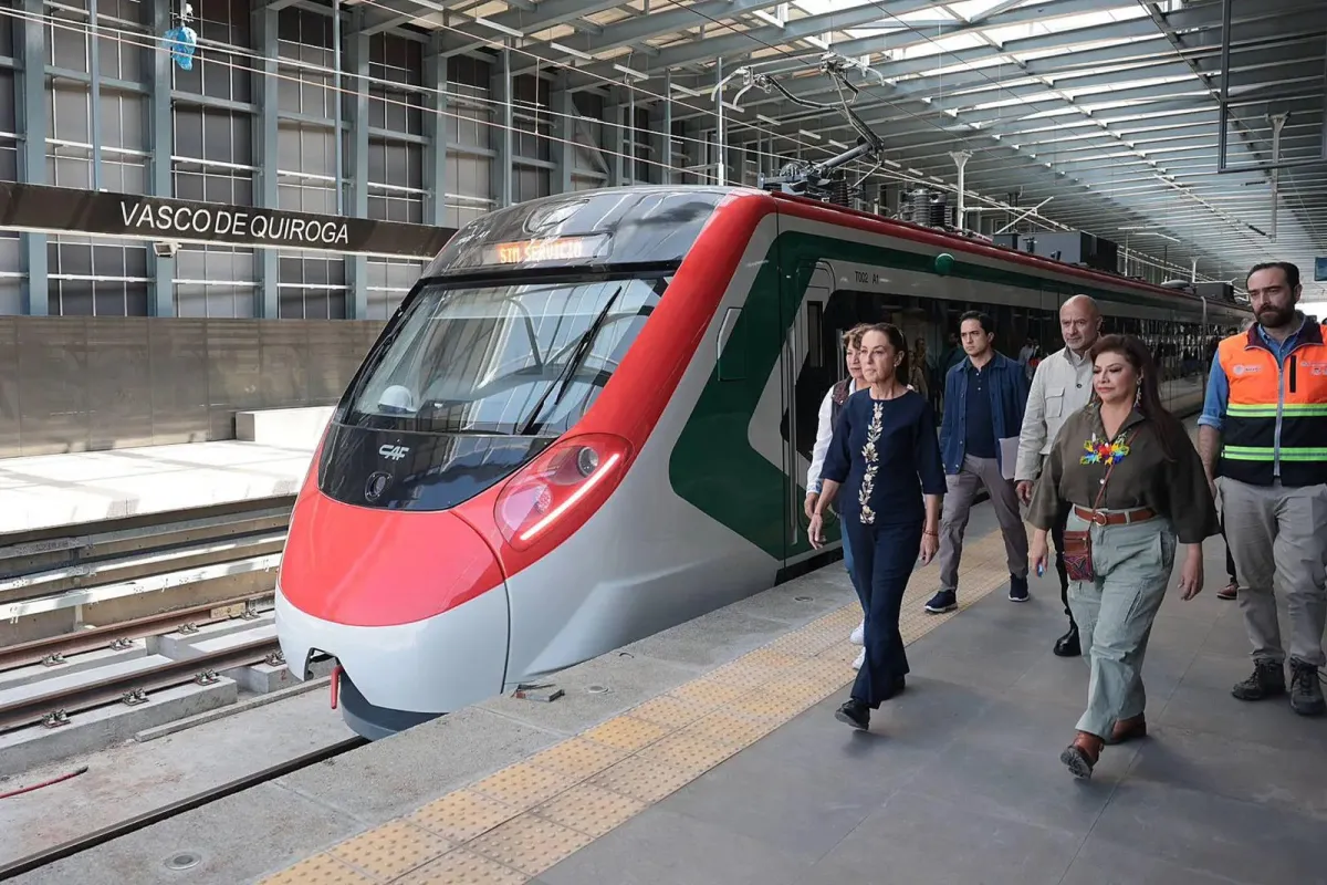 Sheinbaum confirma que el Tren México–Toluca estará listo en enero de 2026