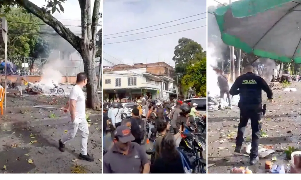 Explosiones sacuden Cali: atacan puestos de policía y dejan al menos un muerto