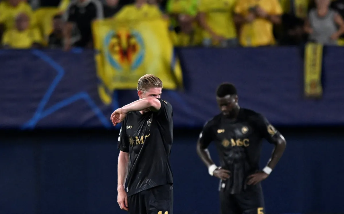 Napoli liga su segunda derrota en Champions League al ser derrotado por Villarreal