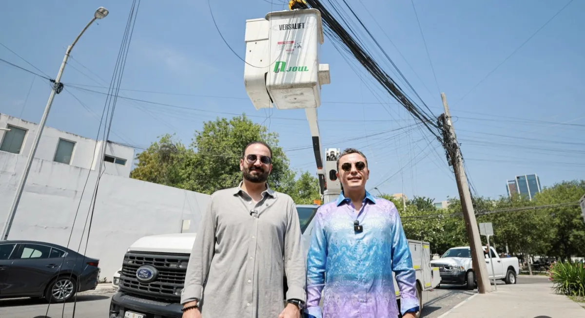 Retiran cableado en desuso para mejorar la imagen urbana de San Pedro