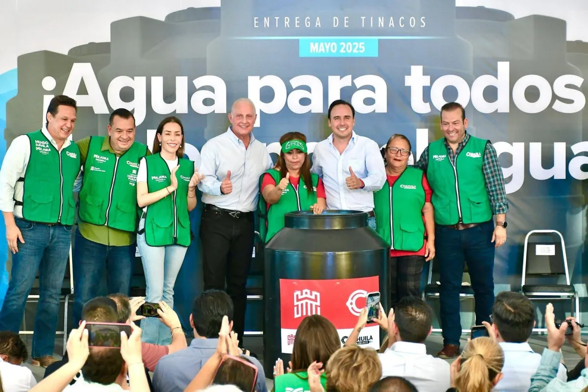 Arranca programa de entrega de tinacos “¡Agua para todos y todos por el agua!” en La Laguna