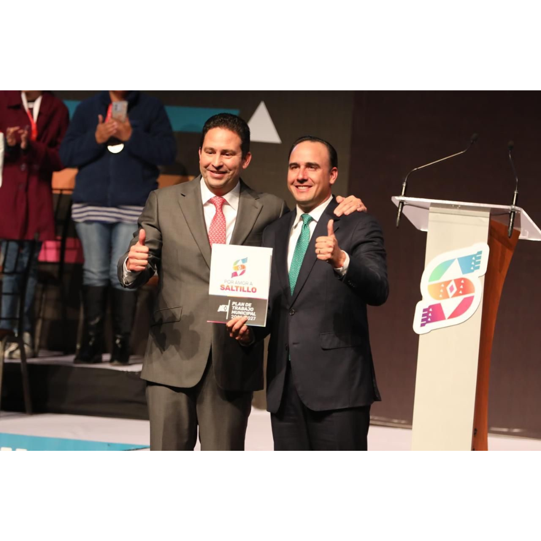 MANOLO JIMÉNEZ Y JAVIER DÍAZ PRESENTAN GRANDES PROYECTOS PARA SALTILLO