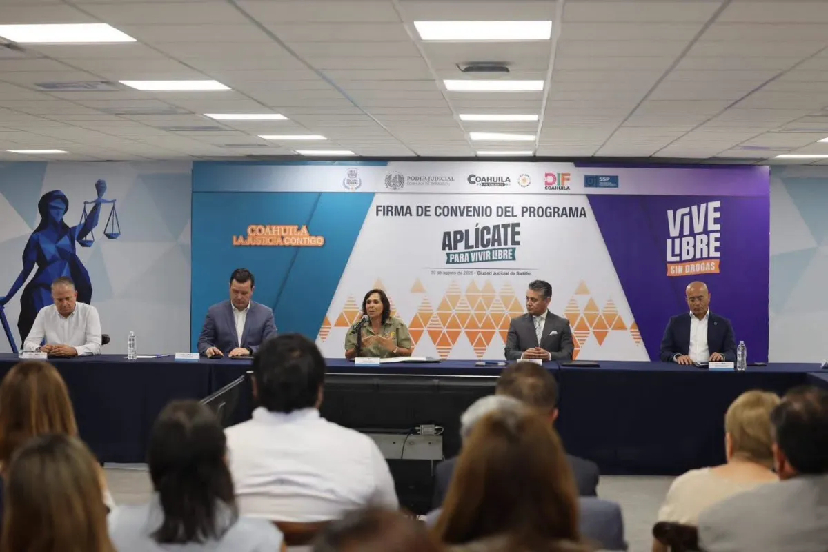 Lanzan en Coahuila programa para apoyar reinserción y combatir adicciones