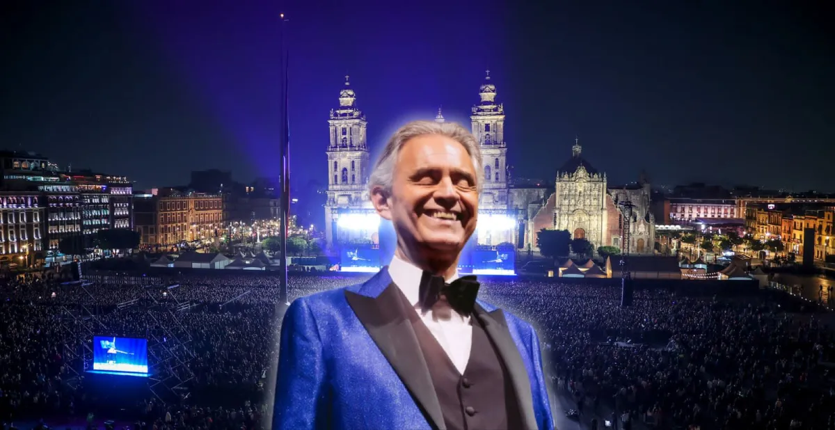 Andrea Bocelli y Los Ángeles Azules unirán géneros en un concierto histórico en el Zócalo