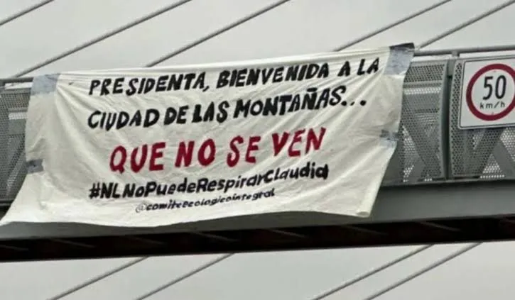 Claudia Sheinbaum visita Nuevo León, pero evita hablar sobre la crisis ambiental