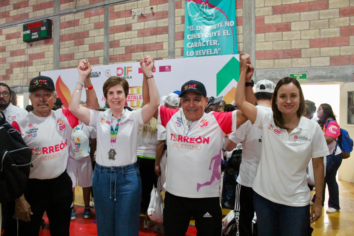 Adultos mayores de DIF Torreón triunfan con 51 medallas en justas estatales en Monclova