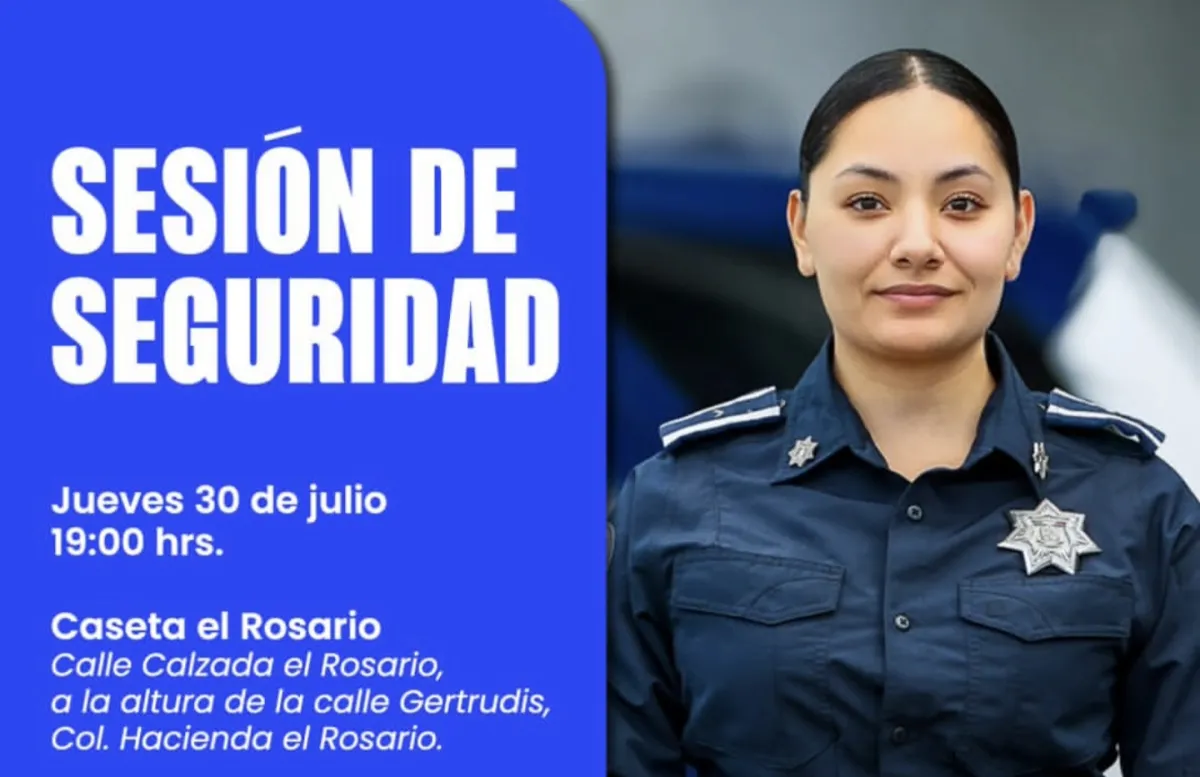 Convoca San Pedro a vecinos a participar en sesión de seguridad en la zona de Hacienda el Rosario