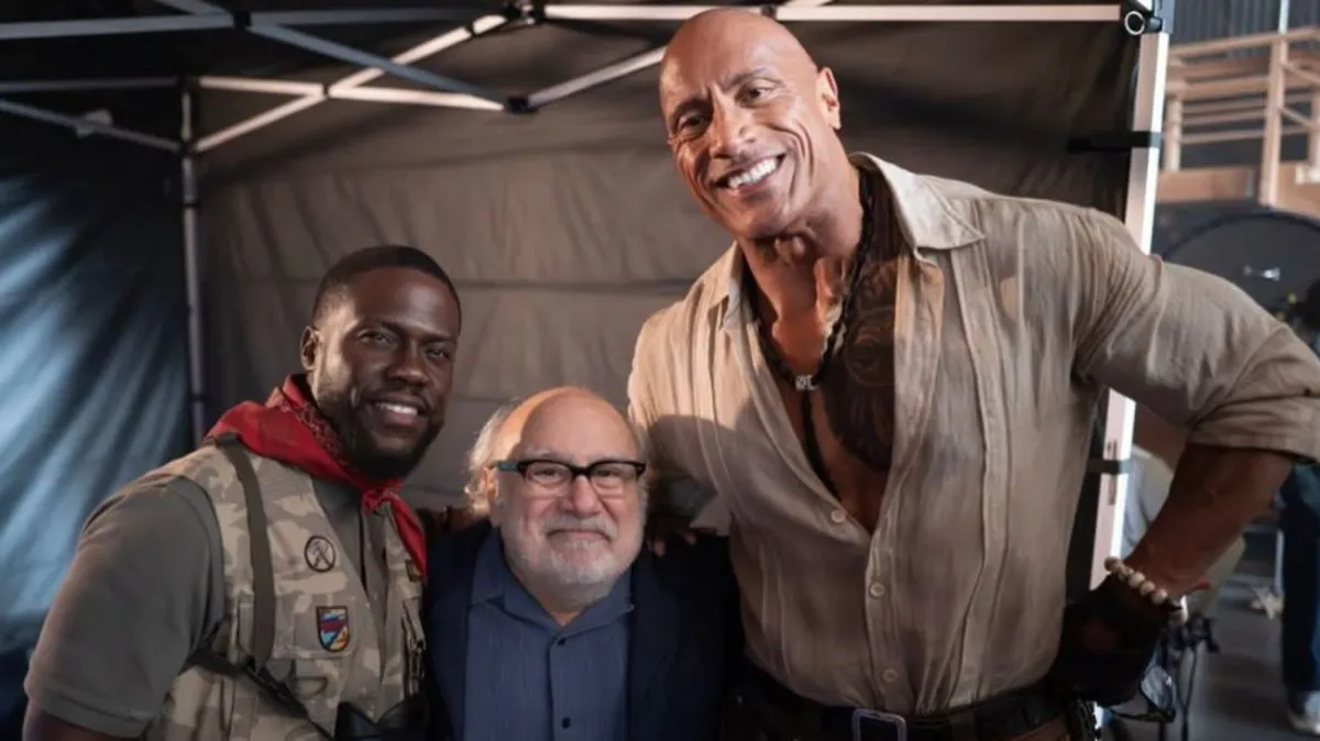 Dwayne Johnson dedica homenaje a Danny DeVito tras concluir rodaje de Jumanji 3