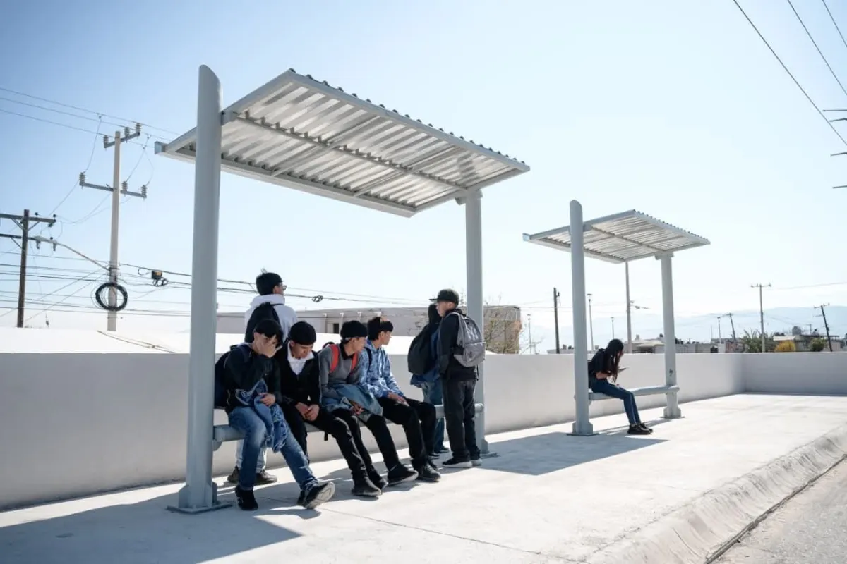 Nuevo parabús mejora movilidad de estudiantes del Conalep en Saltillo