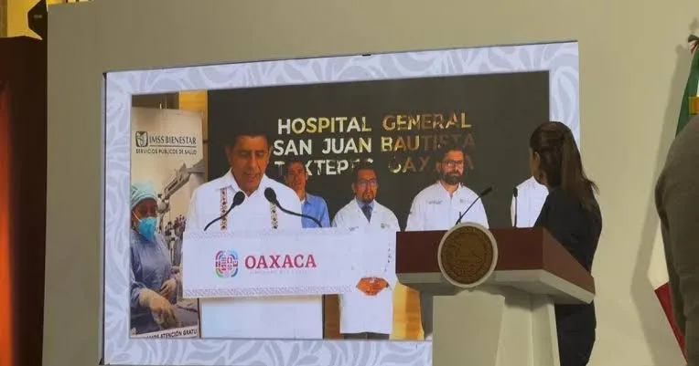 Inauguran hospital en Oaxaca con fondos de la venta del avión presidencial