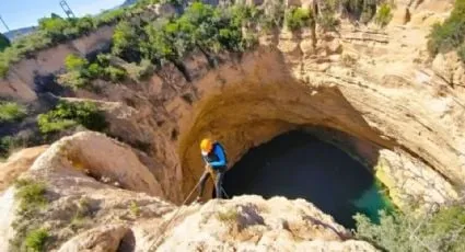 Mujer queda atrapada en el Pozo del Gavilán